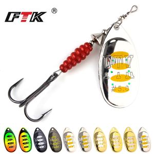 Köder lockt FISH KING Willow Spinner Bait 84g125g147g Kupfer Größe 35 mit 35647BR Drillingshaken 210 Angelköder 230801