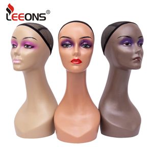 Peruka stoi realistyczna głowa manekinu na peruki żeńska głowa manekina z długą szyją manikin head bust for PerghatsunglassJewelry 230731