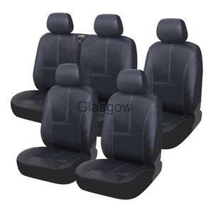 Bilstolar Double Front Car Sear Coverluxury Leather Heavy Duty Bak 12 Seat Covers Universal för de flesta Vanssuvslorryfor Suzuki Liana X0801