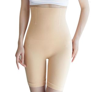 Calcinhas modeladoras modeladoras de cintura alta para mulheres Shorts de controle de barriga Bodysuit modelador de cintura média