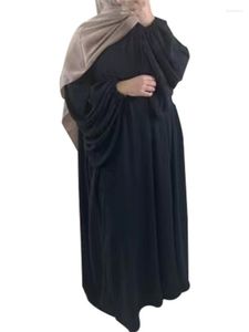 Roupas étnicas Emirados Árabes Unidos Abayas Dubai Abaya Vestidos pretos da Arábia Saudita para mulheres muçulmanas Noite Kaftane Jilbeb Kuwaiti Feminino Jalabiyat Ramadan