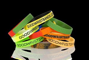 Other Event Party Supplies DIY Personalized Text Printed on Rubber Wristbands Silicone Bracelets for Motivation Events Gifts 230731