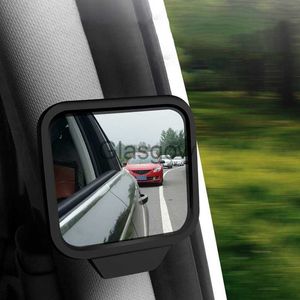 Car Mirrors Driver Passenger Side StickOn Adjustable Blind Spot Mirrors Car Baby Mirror for Blindspot Automotive Rear View Door Mirrors x0801