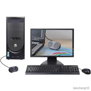 Taşınabilir Hoparlörler USB Küçük Mini Taşınabilir Mobil Ses Kartı Stereo Multimedya Defter Bilgisayar Dizüstü Bilgisayar R230801