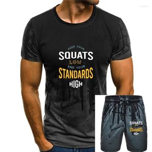 Fatos de treino masculinos Frase fitness engraçada Exercício Lema Malhar Presente T-Shirt Clássica Camiseta Tops de verão T-shirts Algodão