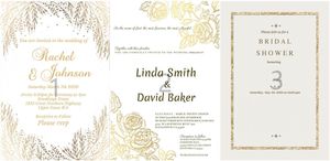 Greeting Cards Customized invitation card printing wedding invitation templates personalized design 50pcs 230731