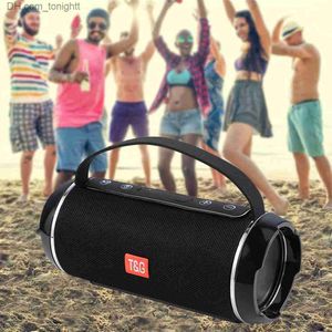 Портативные динамики TG116C Беспроводная колодка Bluetooth Box Outdoor Subwoofer Музыкальный центр Boombox 3D Stereo Radio Z230801