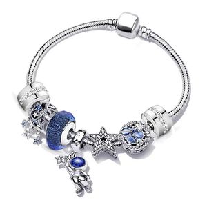 11 Designer Sier Plated Star Moon and Flower Charm Bracelets Gift Fashion Trend Jewelry Gifts