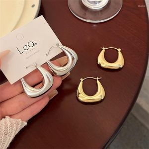 Hoop Earrings Vintage Simple Geometric U-shape For Women OL Party Holiday Fashion Jewelry Ear Accessories E347
