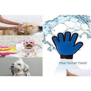 Luva para cães, luvas para animais de estimação, luvas para remoção de pêlos, pentes para escova de depilação, suprimentos para cavalos, acessórios2831084 Drop Delivery Home Gard Dhp2J