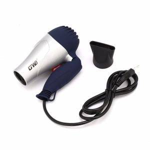 Hair Dryers 1500W Mini Size Foldable Hair Blower EU Plug Traveller Household Electric Hair Dryer Collecting Nozzle Low Noise Dryer Brush 230731