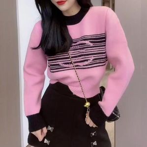 Womens Luxury brands Designers Sweater pink Letters Pullover Men S Hoodie Long Sleeve Sweatshirt Embroidery Knitwear Winter Clothes 2023 CC