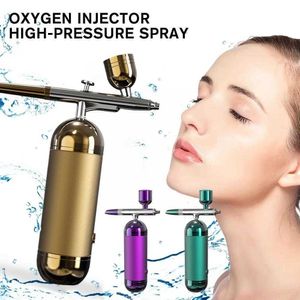 Facial Steamer Airbrush Nail with Compressor Portable for Nails Cake Tattoo Makeup Paint Air Spray Gun Oxygen Injector Brush H7h6 230801