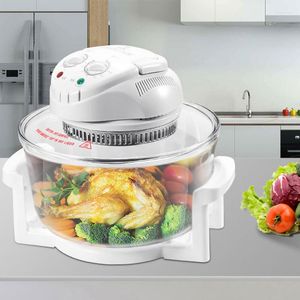 Glass French Fries Chicken Frying Machine Home Fryer Halogen Oven Lightwave Automatic Cooker