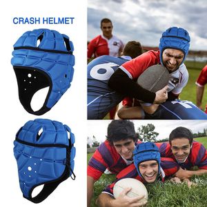 Protective Gear Soft Padded Headgear 7v7 Shell Rugby Flag Football Helmet Soccer Goalie Epilepsy Head Fall Protection Rugbyhelmet Youth 230801