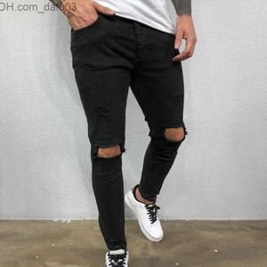 Jeans Masculino Jeans Masculino Denim Chic Estilo Trendy Calça Masculina Lavável Cintura Média Para Interior Z230801