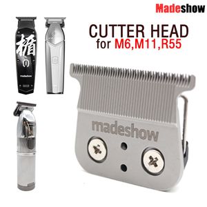 Hårtrimmer Madeshow M6 M11 Kulilang R55 Professionell hår Clipper 0mm Original Blade Hair Cutting Machine Bytesbar skärare 230731