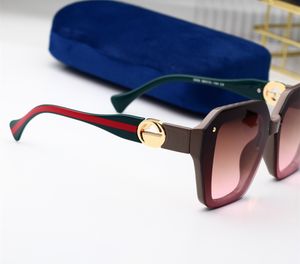 Óculos de sol polarizados quadrados retrô de grife de luxo para mulheres masculinas tons vintage UV400 clássico grande armação de metal óculos de sol 0007