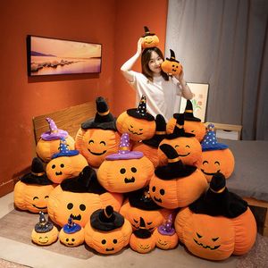 Partihandel Halloween Creative Pumpkin Throw Pillow Plush Toys Children's Games Playmate Festival som Present Doll Machine -priser