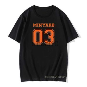 Herr t-shirts Minyard 03 Cool Round Neck Top T-shirts 2021 Summer Tops Shirts Kort ärm för män Faddish Cotton Fabric Street T-shirts J230731