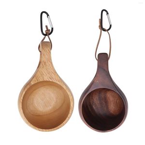 Blender Outdoor Camping bere tazza in legno con manico per ufficio