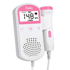 Outros itens de saúde e beleza Monitor de freqüência cardíaca fetal Doppler Gravidez em casa Detector de som de bebê Visor LCD Sem radiação Grávida 230801