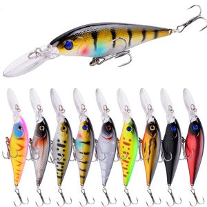 Baits Lures Aorace 1PCS Minnow Fishing Lure 11cm 10g Floating Hard Wobbler Bait Crankbait Carp Striped Bass Pesca Tackle SwimBait 230801