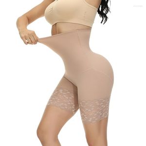 Kadın şekillendiricileri karın kontrolü shapewear şortlar kadınlar için yüksek bel şekillendirilmiş iç çamaşırı vücut şekillendirici dantel kayma elbiseler altında
