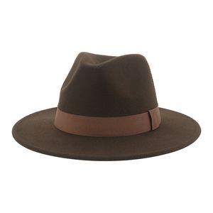 Шляпа шляпы с шляпами ковша мужская шляпа Men Fedora лента лента лента Solid Classic Formal Dress Wedding для Sombreros de Mujer 230801