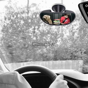 Car Mirrors Car Back Seat Baby View Mirror Suction Cup Baby Mirrors Auto Replacement Parts Rotation Adjustable Car Interior Rearview Mirror x0801