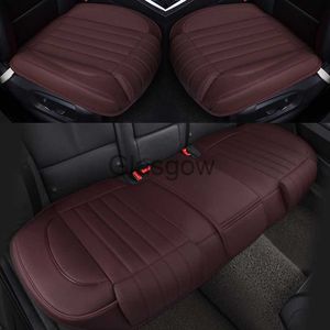 Bilstolar PU LÄDER BIL SEAT COVER UNIVERSAL STORLEK TITTNA BIL SEAT CUSHION LEN Support Förlängning Mikrofiberläder Pad Auto Accessories X0801