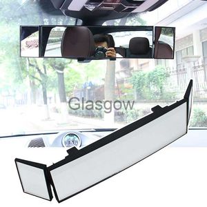 Car Mirrors Universal Wide Angle Car Interior Rear View Mirrors Large Curved Mirrors Auto Driving Safety Auxiliary Blind Spot Mirrors x0801