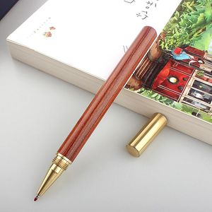 Деревянный шариковой ручки ручка ручка бронза для написания рекламных подарков Ball Point