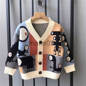 Cardigan 2023 Spring Autumn Kids Cartoon Cardigan Sweater Boys Cloths Kids Cute Children's Coats Jackets Outerwear Jackets Clothing J230801