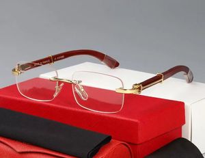 CARTI Gözlükleri Küçük Şeffaf Lens Tasarımcı Güneş Gözlüğü Erkek Amerikan Eş Gözlük Yaz Moda Açık Gözlükler Kadınlar Vintage Rimless Güneş Gözlüğü