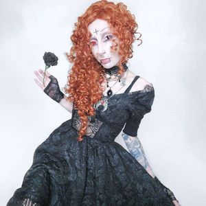 Womens Dress Autumn Dark Valentine Gothic Short