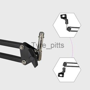 MP3/4 Docks Cradles Adjustable Microphone Suspension Boom Scissor Arm Stand for K669 K670 K658 K678 K690 Compact Mic Stand for Broadcasting x0731 x0721