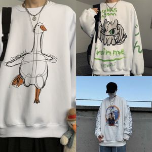 Camisolas com capuz femininas Trendyol Men Spring Women Sweatshirt Anime Cartoon Harajuku Street Hoodie Hip Hop Masculino Japonês Coreano Fashion Pull Homme 230731