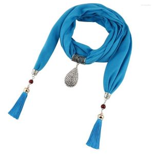 Pendant Necklaces Arrival 6 Colors Heart Scarf Necklace & Fashion Choker Statement WF37