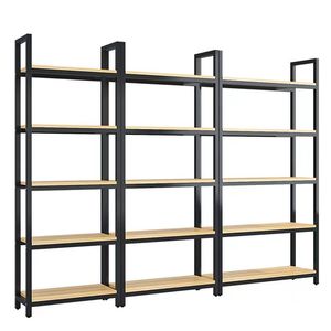 Beautiful 5-layer storage simple shelf storage shelf Supermarket warehouse storage display shelf Iron shelf display cabinet display rack display rack shoe rack