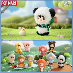 Caixa cega POP MART Sweet Bean Animals Play Series Mystery Box 1PC/9PCS Blindbox Action Figure Cute Toy 230731