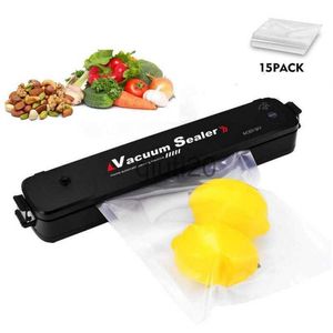 Vacuum Food Sealing Machine Household Food Vacuum Sealer Packaging Machine With 15pcs Bags Free 220V 110V Film Container Food Sealer Saver mini x0801