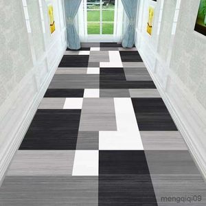 Carpets 3D Carpet Doorway Corridor 2M/3M Carpet nordic rug Aisle Long Corridor hallway Home Floor Mat Commercial Hotel Carpet Geometry R230801