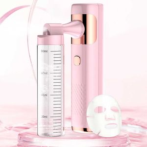 Ansiktsångare Airbrush Nano Fog Mist Sprayer High Pressure Water Oxygen Air Compressor Spray Gun Skin Foisturizing Beauty Care 230801