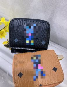 Fabriksdirektförsäljning Fashion Multi-Card-slot Wallet Unisex dragkedja PU lädermynt Purse-kortpaket