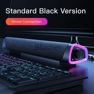 Computer Speakers 4D Computer Speaker Bar Stereo Sound Subwoofer Bluetooth For Laptop Notebook PC Music Player New Wired LoudSpeaker Hot Sale Good x0801