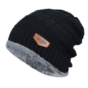 Chapéus de aba larga à prova de vento gorros de inverno para homens e mulheres gorros de tricô de grife gorros grossos e quentes sem abas boné masculino 230801