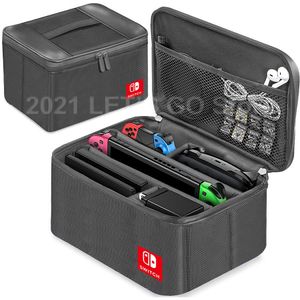 Fall täcker väskor Nintend Switch OLED Travel Bärande Case Portable Storage Messenger Bag för Nintendo Console Game Accessories 230731
