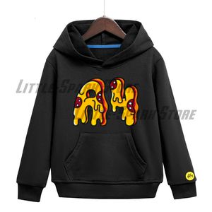 Hoodies tröjor barn huva tröjor mode barnkläder flickor a4 pojke flicka med huva 230801