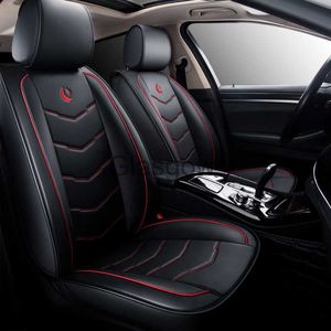 Autositze HeXinYan Ein Stück Leder Universal Autositzbezug für Peugeot alle Modelle 206 307 407 207 2008 208 3008 508 308 406 301 607 Auto x0801